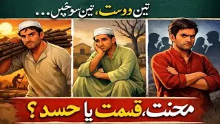 Fate vs Hard Work | A Powerful Moral Story of Three Friends