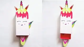 How to make mini candy box with matchbox/ paper craft ideas Pp Crafts