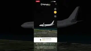 Plane landing Amsterdam schiphol 