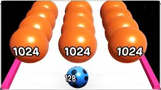 Ball run Number Master 2048 - Gameplay Walkthrough - Part 2