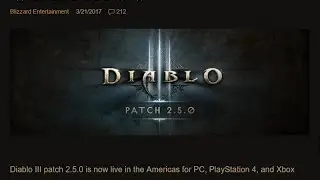 [Diablo 3] Patch 2.5 Is Live! | Armory, Crafting Mats Tab, Primal Ancients, & More Reviewed