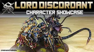 BLACK LEGION Lord Discordant Chaos Space Marines Painted Character Showcase | Siege Studios