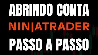 como criar conta na plataforma Ninja Trader