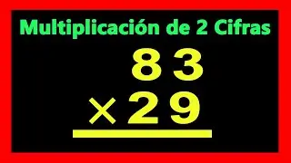 ✅👉 Multiplicaciones de 2 cifras arriba y 2 abajo