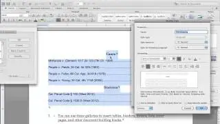 Создание таблицы полномочий в Word для Mac 2011, часть 2