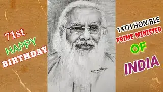 #shorts How To Draw Modi Ji Easy Step By Step| By Buddhadeb Banerjee