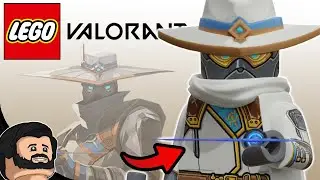 Custom CYPHER Minifigure! | LEGO VALORANT