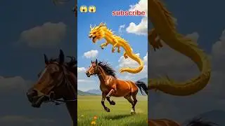 😲Dragon V❌S Horse 🐎🐎 #shorts #trending #viralvideo  #shortfeed #dragon #horse