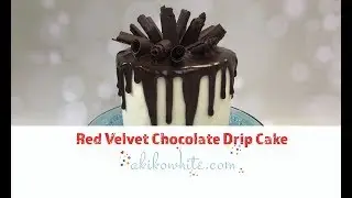 Mini Red Velvet Chocolate Drip Cake