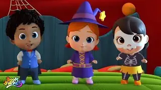 Cinco peque&ntilde;os monstruos | Halloween para ni&ntilde;os | Boom Buddies Espa&ntilde;ol | Dibujos animados
