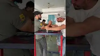 Parmeet singh vs Ashish Mehta practice pull #armwrestling #shorts #youtubeshorts #viral #workout