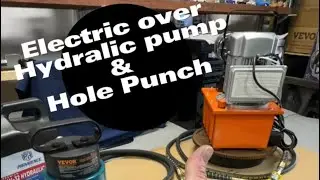 Vevor Hole Punch with dies & Electric Hydralic pump