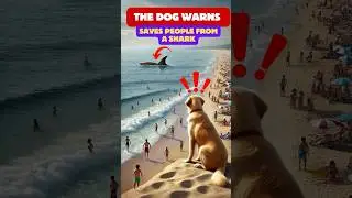 The Dog Warns and Saves People from a Shark | Deep Animation