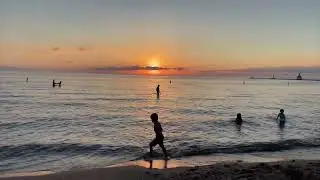 Silver Beach, Michigan Sunset