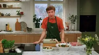 Kökets middag: Sallad med bakade jordärtskockor och getost - Köket