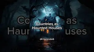 Ai draws Countries as Haunted Houses 👻 #ai #haunted #scary #horror