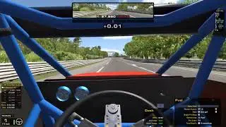 iRacing Asphalt Sprint Car at Le Mans - 3:55.065 lap (onboard)