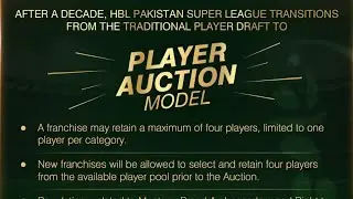 PSL 11 Player's Auction Model | New Era of HBLPSL 