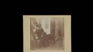 Carlo (Prince of Wales' Dog) and his keeper, 1860 (silent, still image)