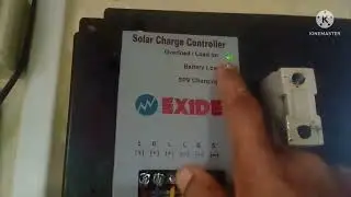 Exide Solar Charge Controller 12 Volt 10amp me Kitna AH ki Battery Laga sakte mr Ajibor