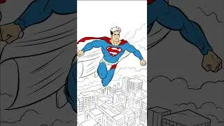 The Adventures Of Superman Coloring Page
