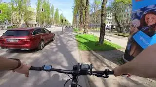 Sendlinger Tor to Milbertshofen-Am Hart POV Bike Ride