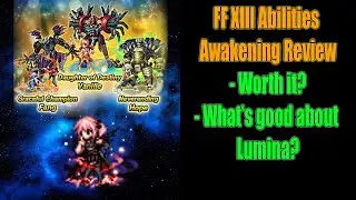 FFBE Abilities Awakening N.E. Hope, Daughter of Destiny Vanille, and Graceful Champion Fang (#1246)