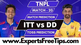 IDream Tiruppur Tamizhans vs Dindigul Dragons TNPL 2023 20th Match, Toss Win & Fantasy Prediction