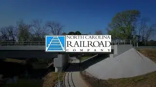 North Carolina Railroad Company Completes Construction on New Railroad Bridge over Crabtree Creek