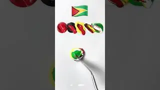 What color do mixed flags make? #colormixing #flagmixing #mixingcolors #satisfying #asmr #magicolor