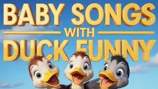 The Little Duck Family | English Song for Kids About Ducks Walking, Swimming, and Singing