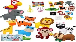 Woodland Animals Craft Kit Forest Creatures DIY Sewing Felt Plush Animals