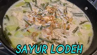 SAYUR NDESO‼️SAYUR LODEH LABU SIAM, KACANG PANJANG DAN TEMPE #resep #resepmasakan #masak #masakan 