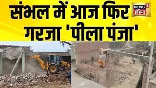 Sambhal  में आज फिर गरजा 'पीला पंजा' | Sambhal Bulldozer Action | Sambhal News | Yogi Adityanath