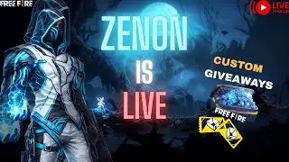 ZENON FF 🔴 LIVE | Diamond Giveaway 💎 | Fun Custom Room 😍 | Crazy Reactions 😱