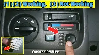 Ac Blower Motor Not Working ( 3 ) Number Maruti Zen common problem wairing Faulty