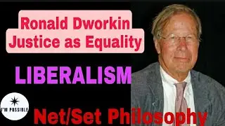 Ronald Dworkin l Justice as Equality l Liberalism l Bengali Explain l #papan