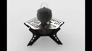 Laser Cut Firepit Plans | Flat Pack Metal Firepit Design | Buy DIY Firepit Blueprints