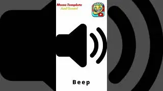 Beep Meme Sound Effect 🔊 (FREE No Copyright)  #memetemplateandsound #funny #memes