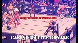 FULL MATCH: 21-woman Casino Battle Royale for Women's Championship match, RUBY SOHO AEW Debut AO'21