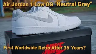 Air Jordan 1 Low OG Neutral Grey, Review, Comparison, and Others with Gab.
