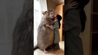 World&rsquo;s Biggest Rat Gets a Big Kiss! 🐀✨