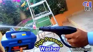High Pressure Washer Boss Brand | Air Conditioner Servicing Pump Machine Unboxing Review & Testing
