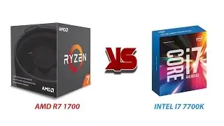 R7 1700 VS I7 7700K GAMING BENCHMARKS