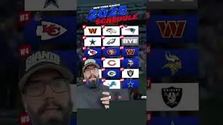 Giants Schedule release !
