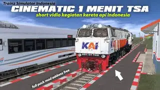 Cinematic Trainz Simulator Android | Mod kereta api Indonesia