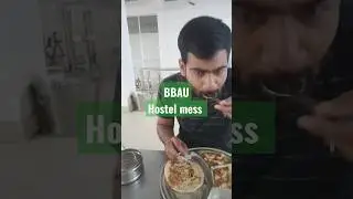 no autograph please 🤣BBAU hostel mess