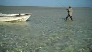Hermon Bain Catching Easter Sunday Bonefish 2010