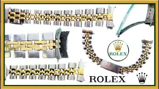 Restauro Rolex Jubilee Acciaio Oro Lady - Ref. Bracciale 62523 D 18