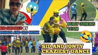 BPL peak Panther match 🤣 craziest dance and game performance‼️😱 pahadi 86 run 🤯 sid and Jonty dance😂